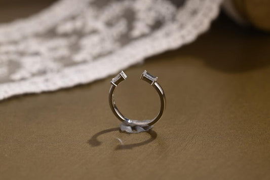 Marquise Cut Cluster Styled Lab Grown Wedding Band