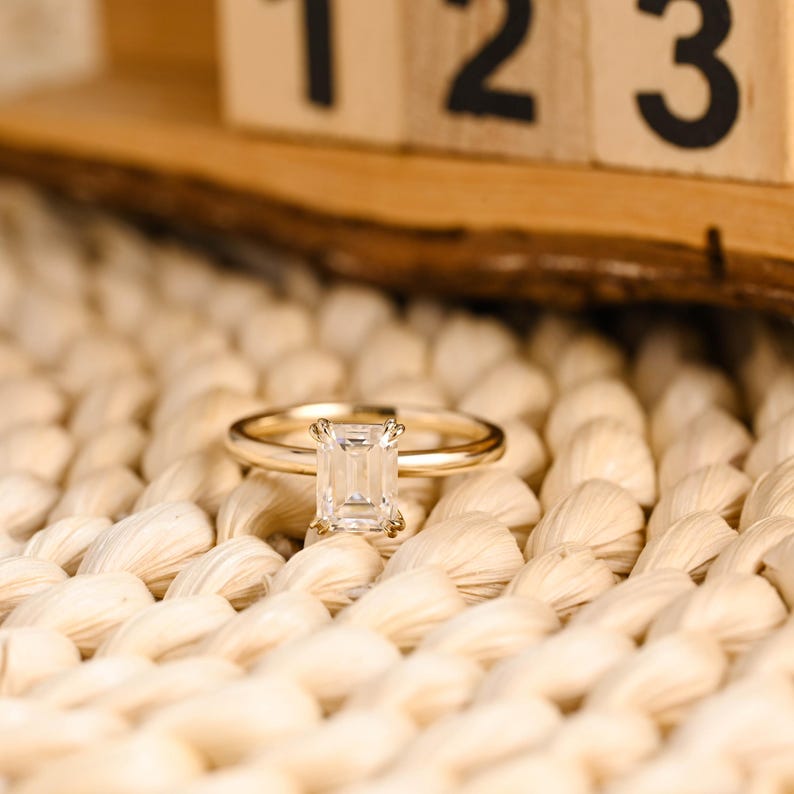 Marquise Cut Cluster Styled Lab Grown Diamond Engagement Ring