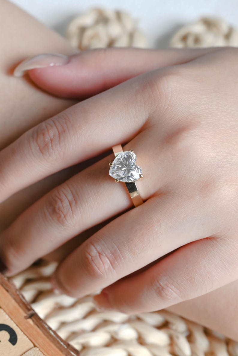 Marquise Cut Cluster Styled Lab Grown Diamond Engagement Ring
