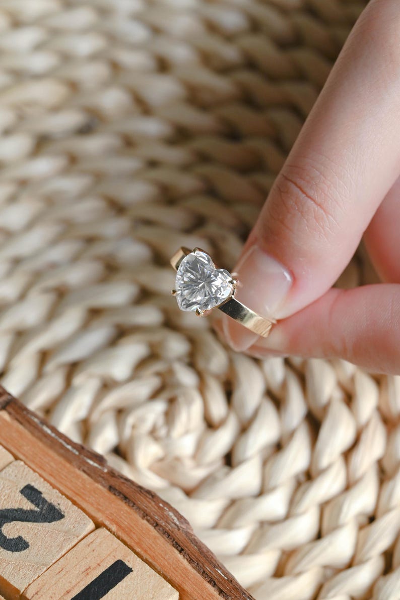 Marquise Cut Cluster Styled Lab Grown Diamond Engagement Ring
