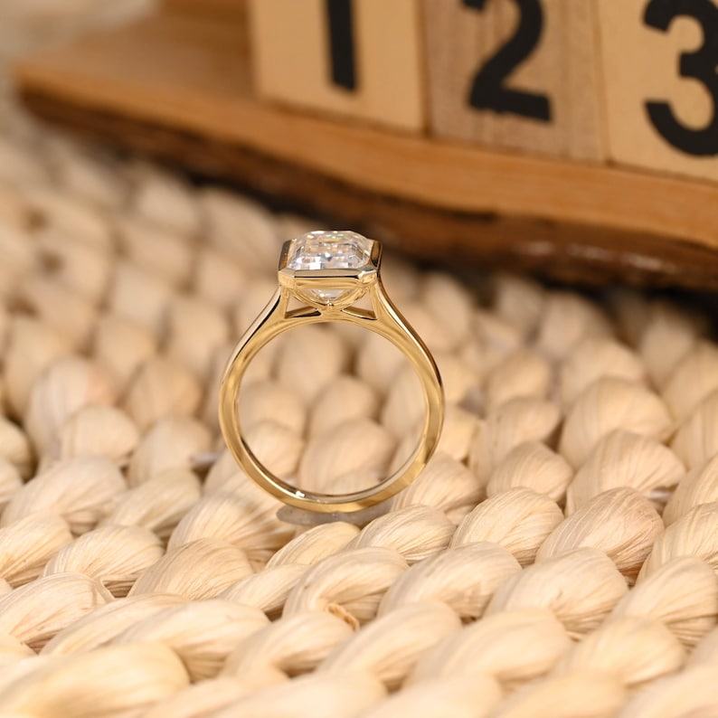 Marquise Cut Cluster Styled Lab Grown Diamond Engagement Ring