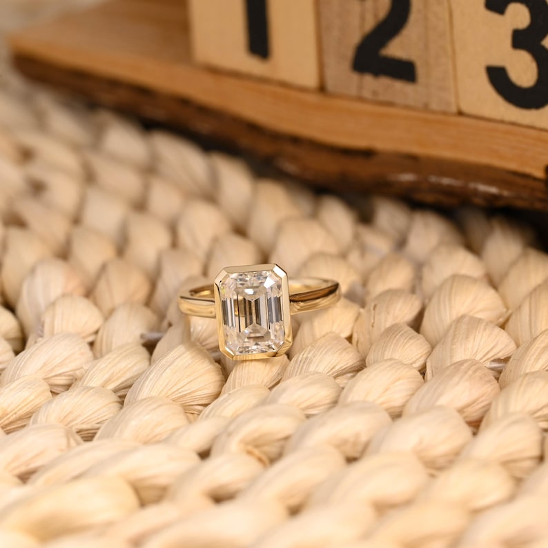 Marquise Cut Cluster Styled Lab Grown Diamond Engagement Ring