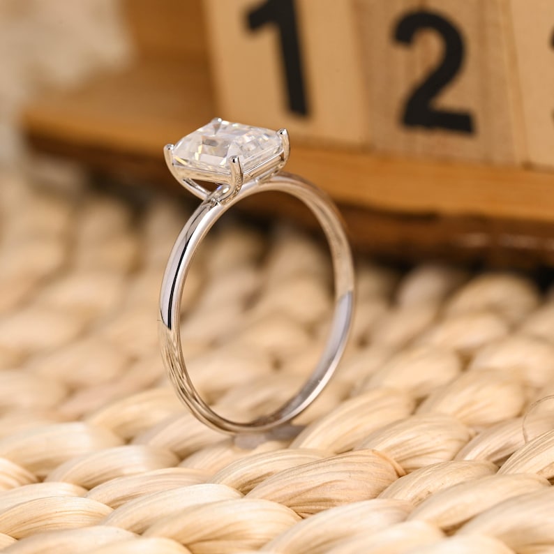 Marquise Cut Cluster Styled Lab Grown Diamond Engagement Ring