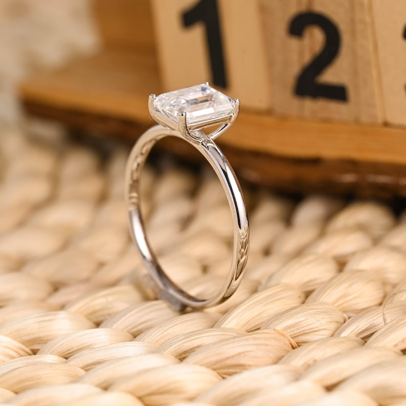 Marquise Cut Cluster Styled Lab Grown Diamond Engagement Ring