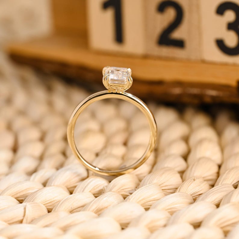 Marquise Cut Cluster Styled Lab Grown Diamond Engagement Ring