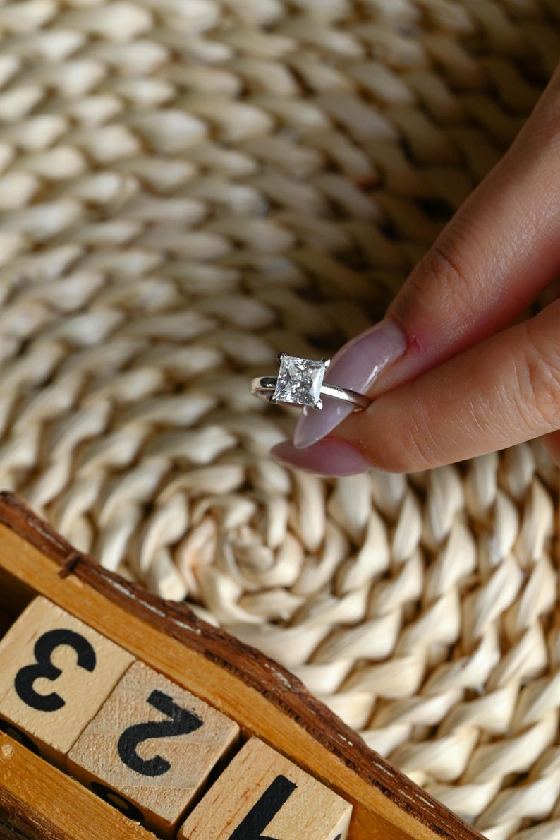 Marquise Cut Cluster Styled Lab Grown Diamond Engagement Ring