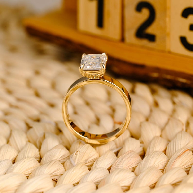 Marquise Cut Cluster Styled Lab Grown Diamond Engagement Ring
