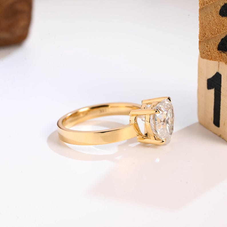 Marquise Cut Cluster Styled Lab Grown Diamond Engagement Ring