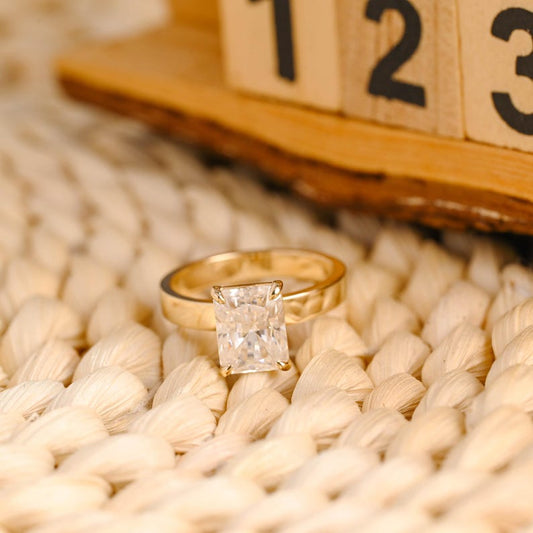 Marquise Cut Cluster Styled Lab Grown Diamond Engagement Ring