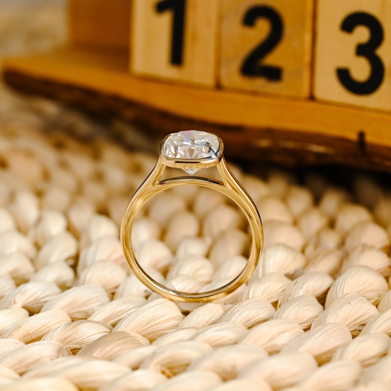 Marquise Cut Cluster Styled Lab Grown Diamond Engagement Ring