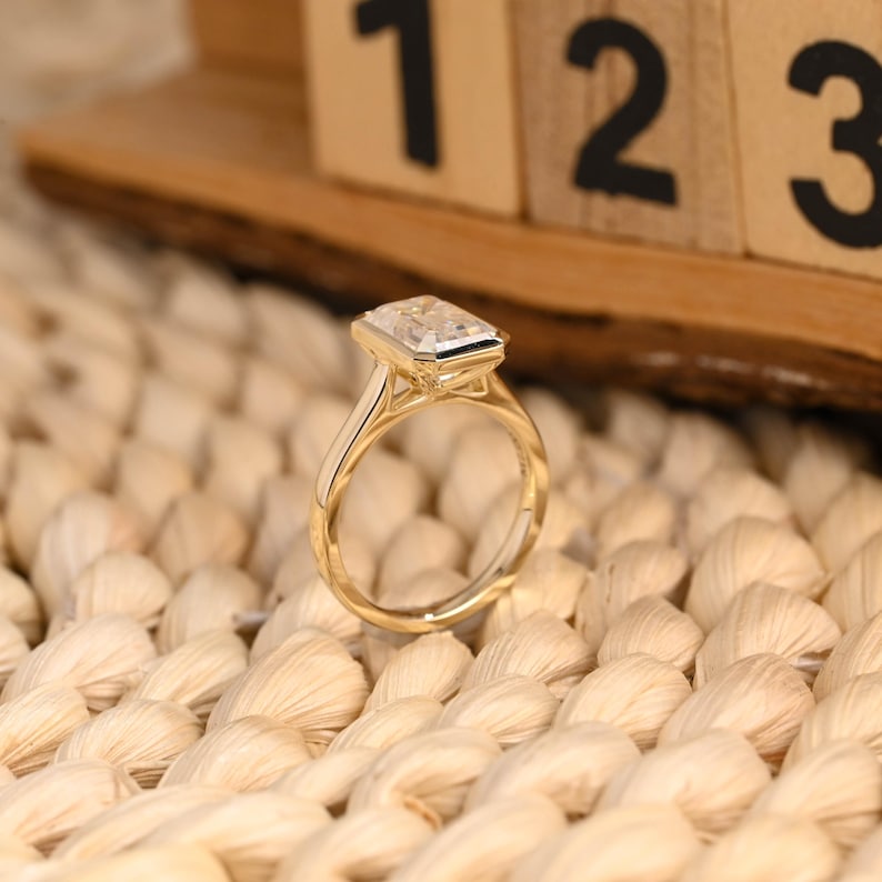 Marquise Cut Cluster Styled Lab Grown Diamond Engagement Ring