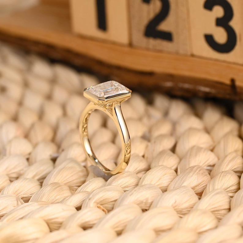 Marquise Cut Cluster Styled Lab Grown Diamond Engagement Ring