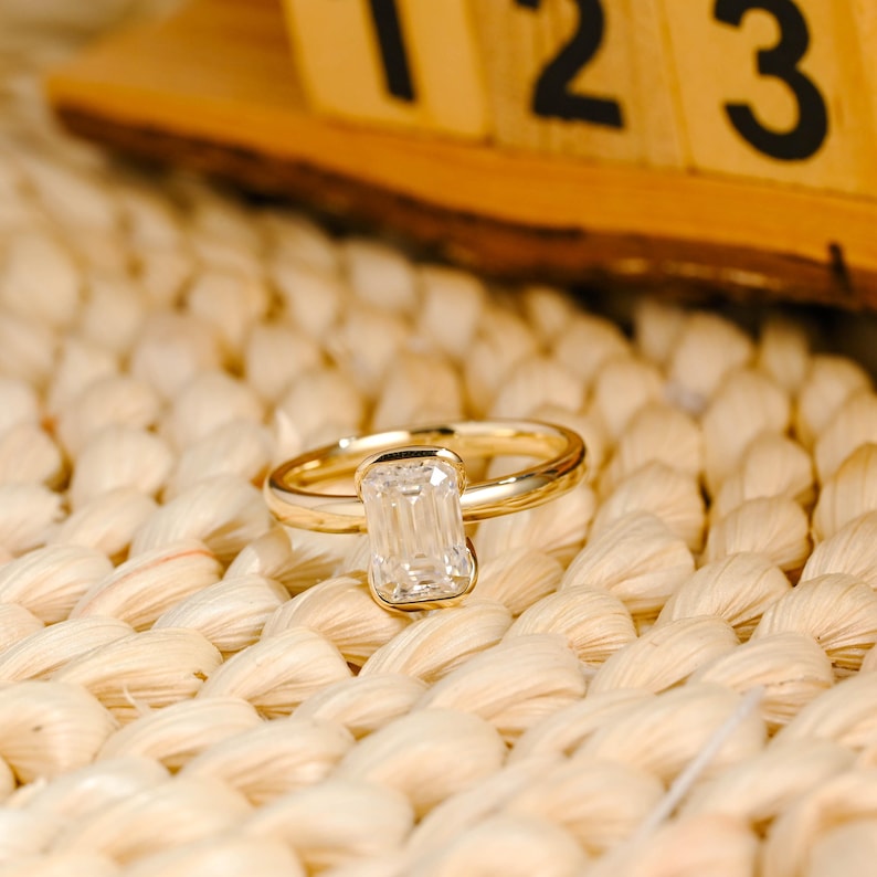 Marquise Cut Cluster Styled Lab Grown Diamond Engagement Ring