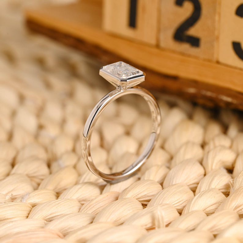 Marquise Cut Cluster Styled Lab Grown Diamond Engagement Ring