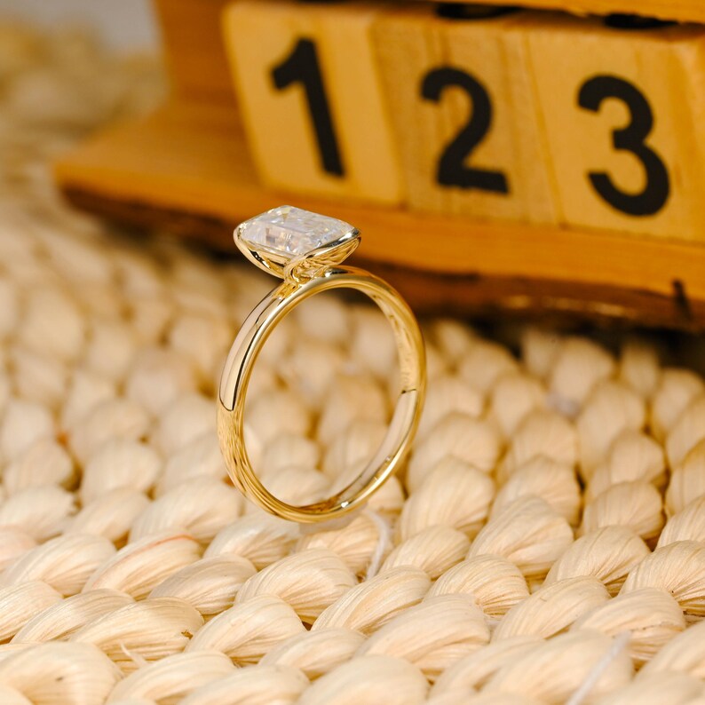 Marquise Cut Cluster Styled Lab Grown Diamond Engagement Ring