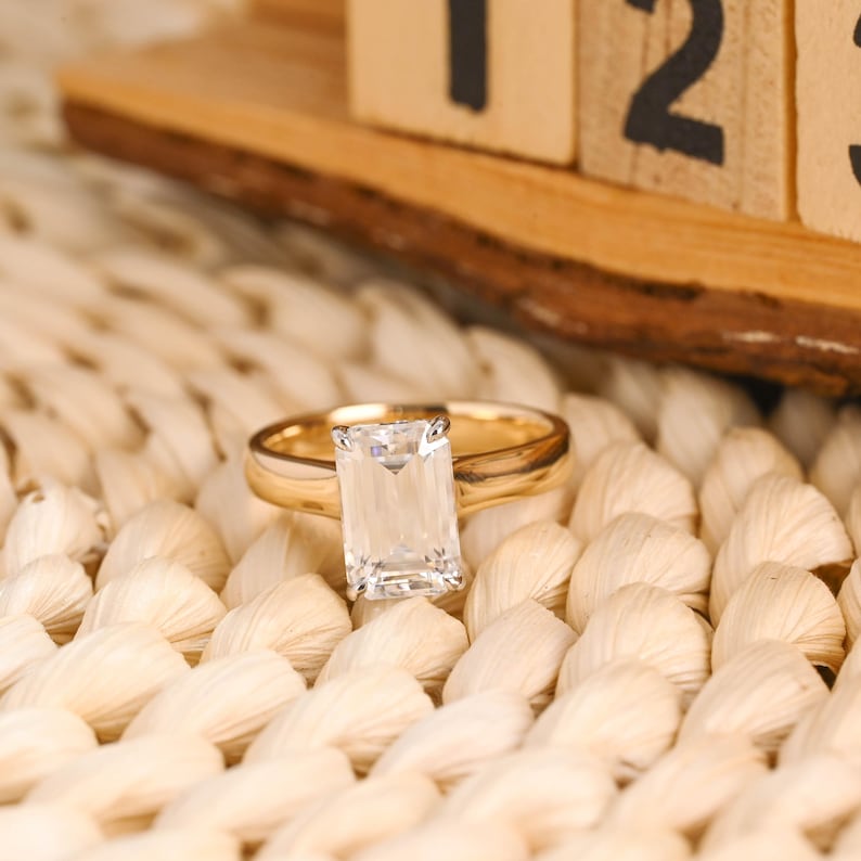 Marquise Cut Cluster Styled Lab Grown Diamond Engagement Ring