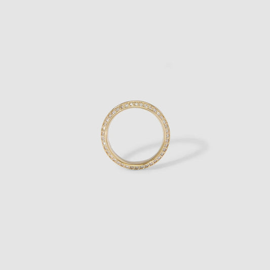 0.012 TCW Round Stones Lab Grown Diamond Wedding Band (US Size 4 Ready To Ship)