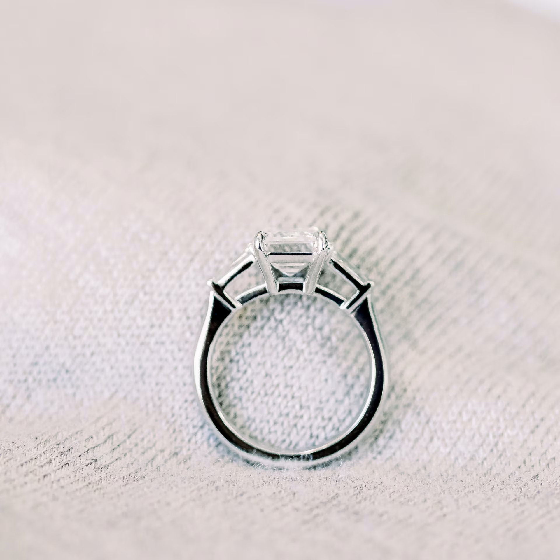 Marquise Cut Cluster Styled Lab Grown Diamond Engagement Ring