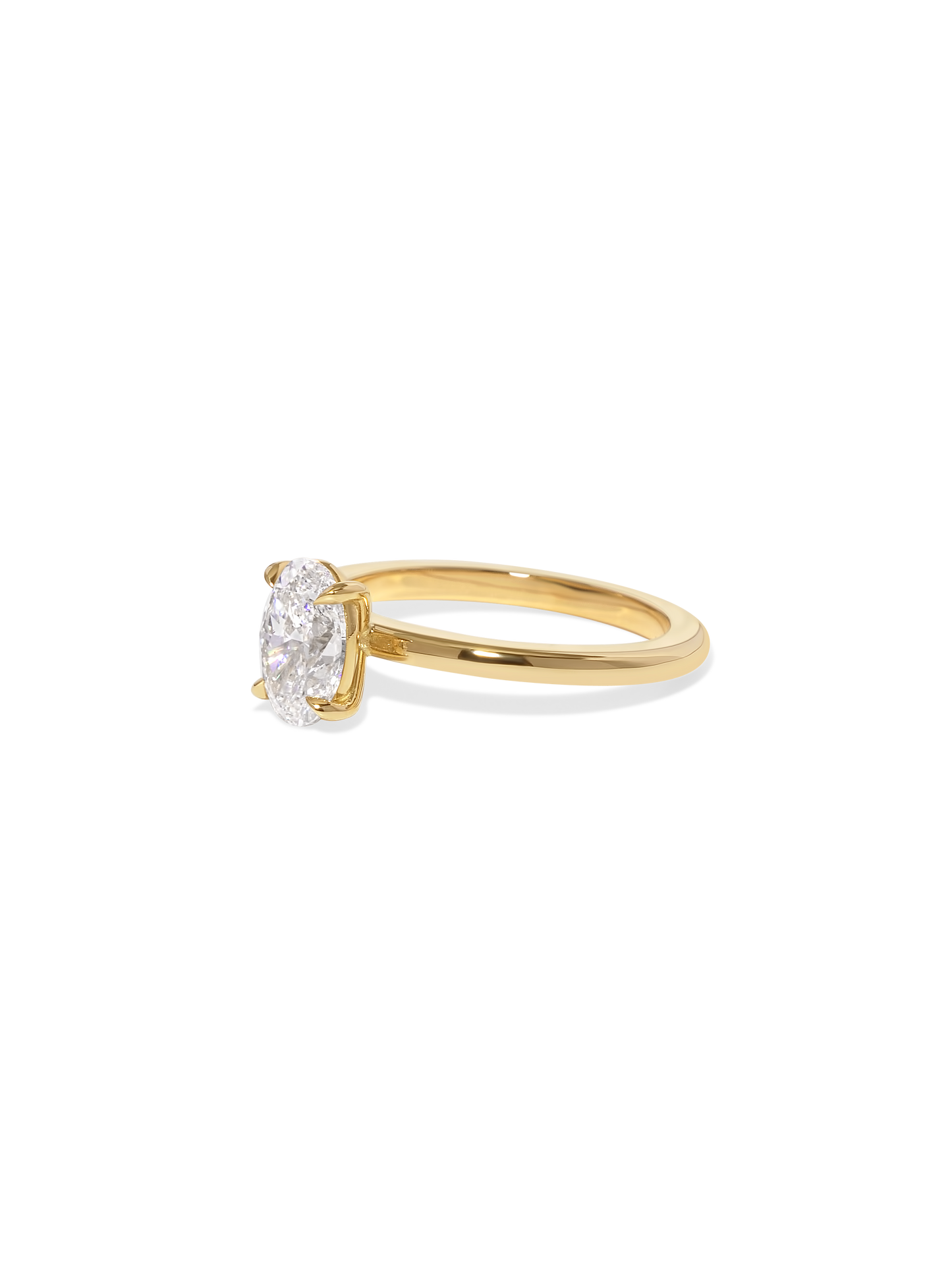 2 CT Round Three Stones Lab Grown Diamond Engagement Ring