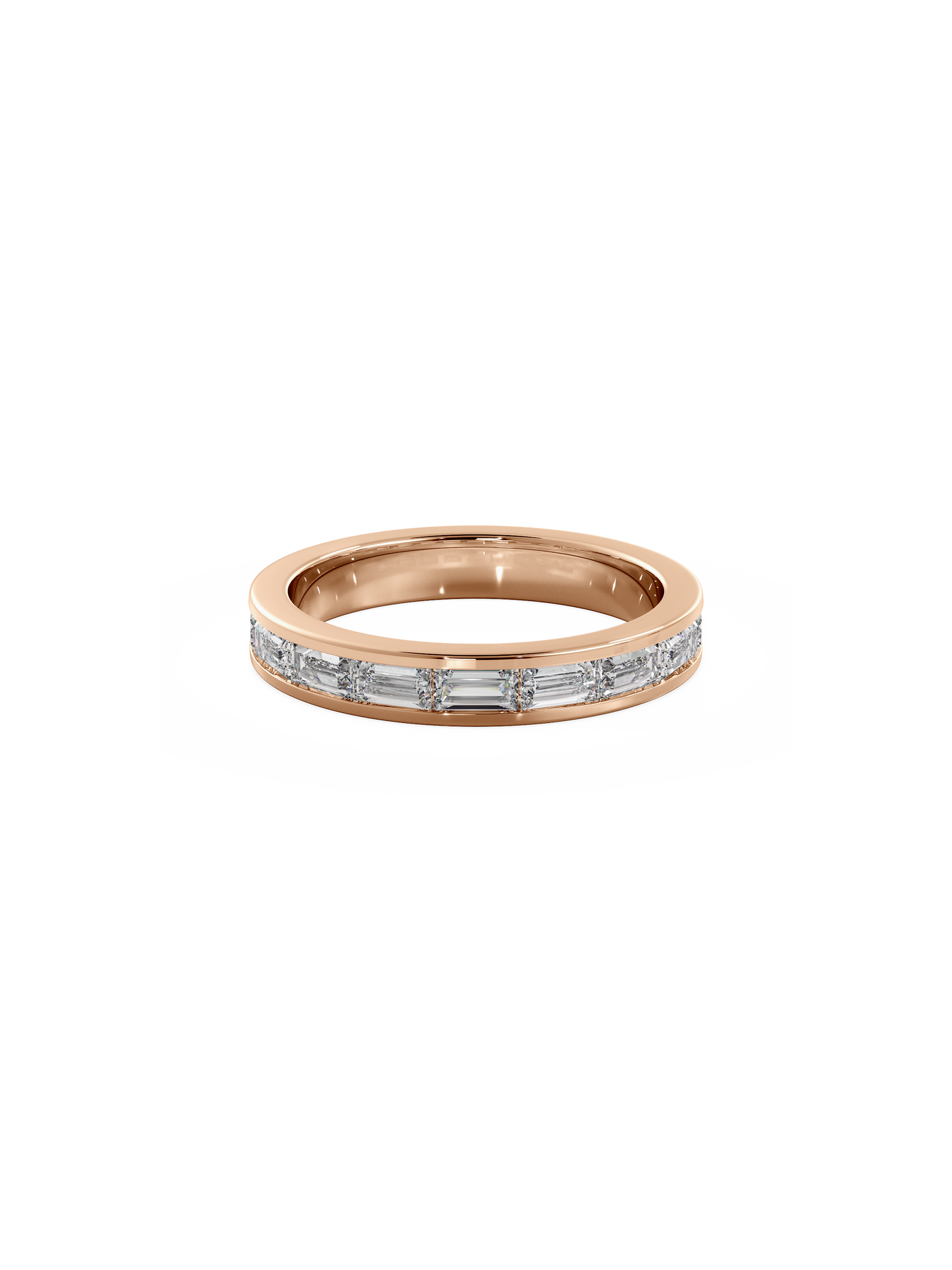 0.37 CT Round Full Eternity Lab Grown Diamond Wedding Band