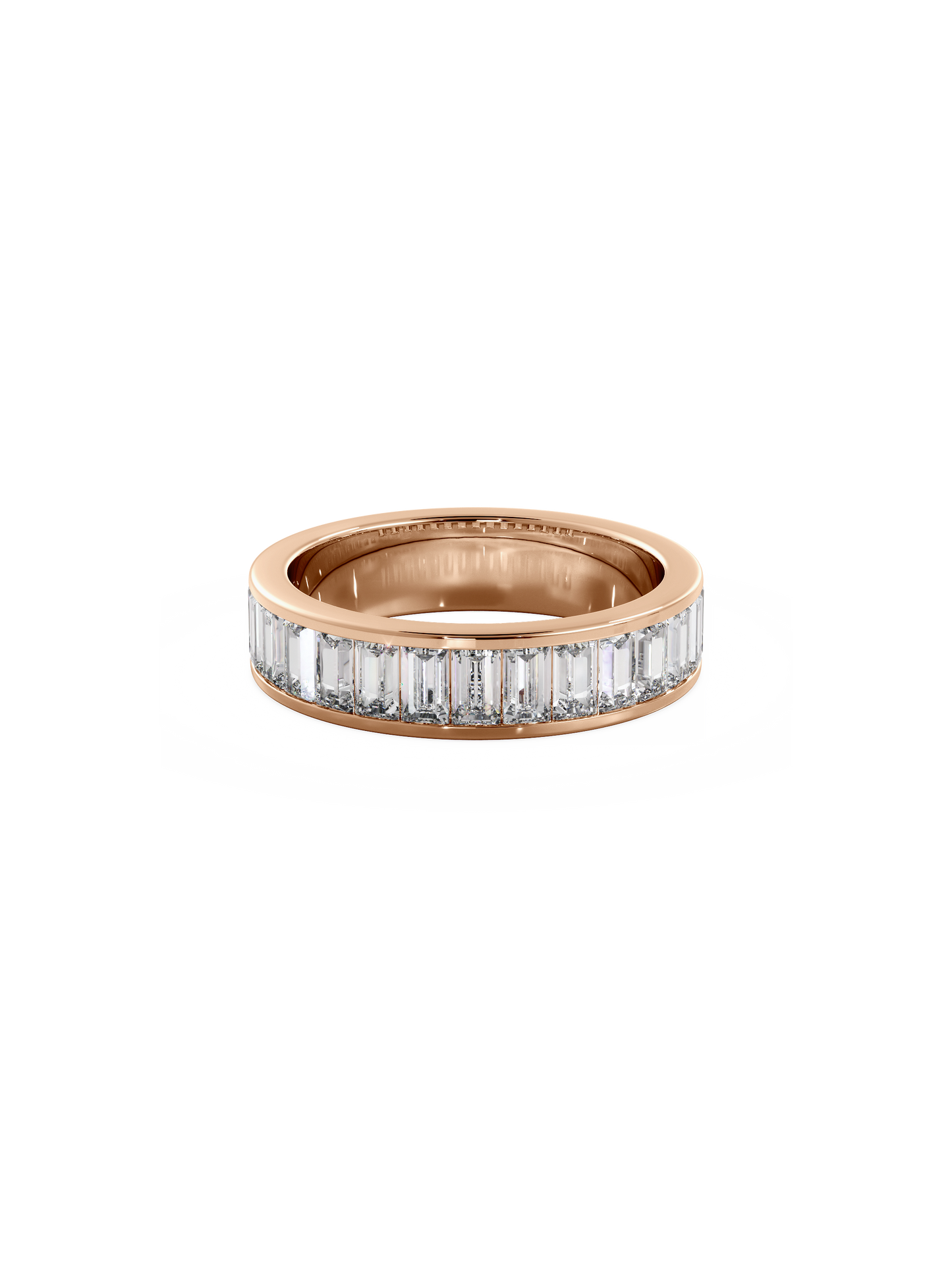 0.37 CT Round Full Eternity Lab Grown Diamond Wedding Band