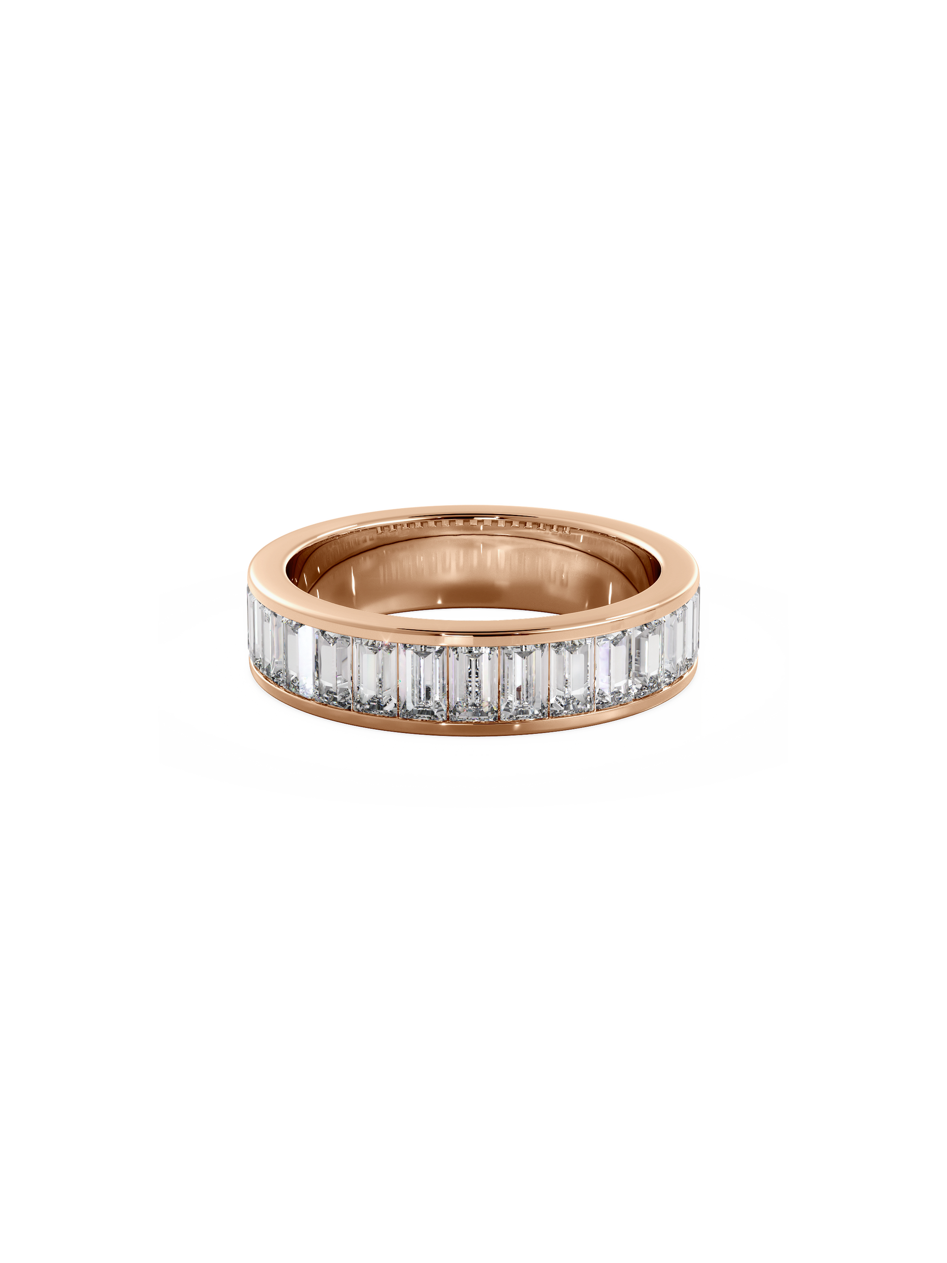 0.37 CT Round Full Eternity Lab Grown Diamond Wedding Band