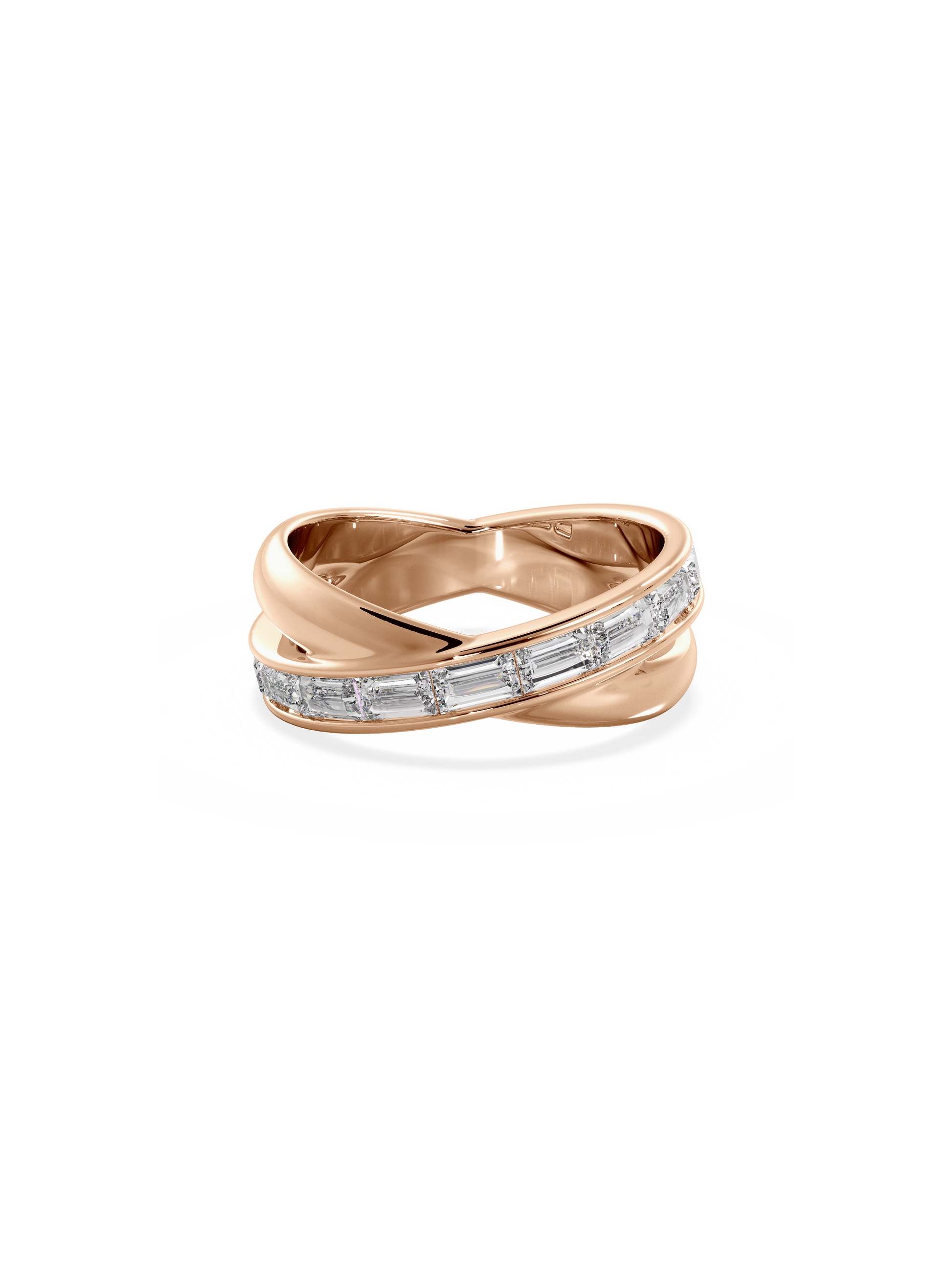0.37 CT Round Full Eternity Lab Grown Diamond Wedding Band