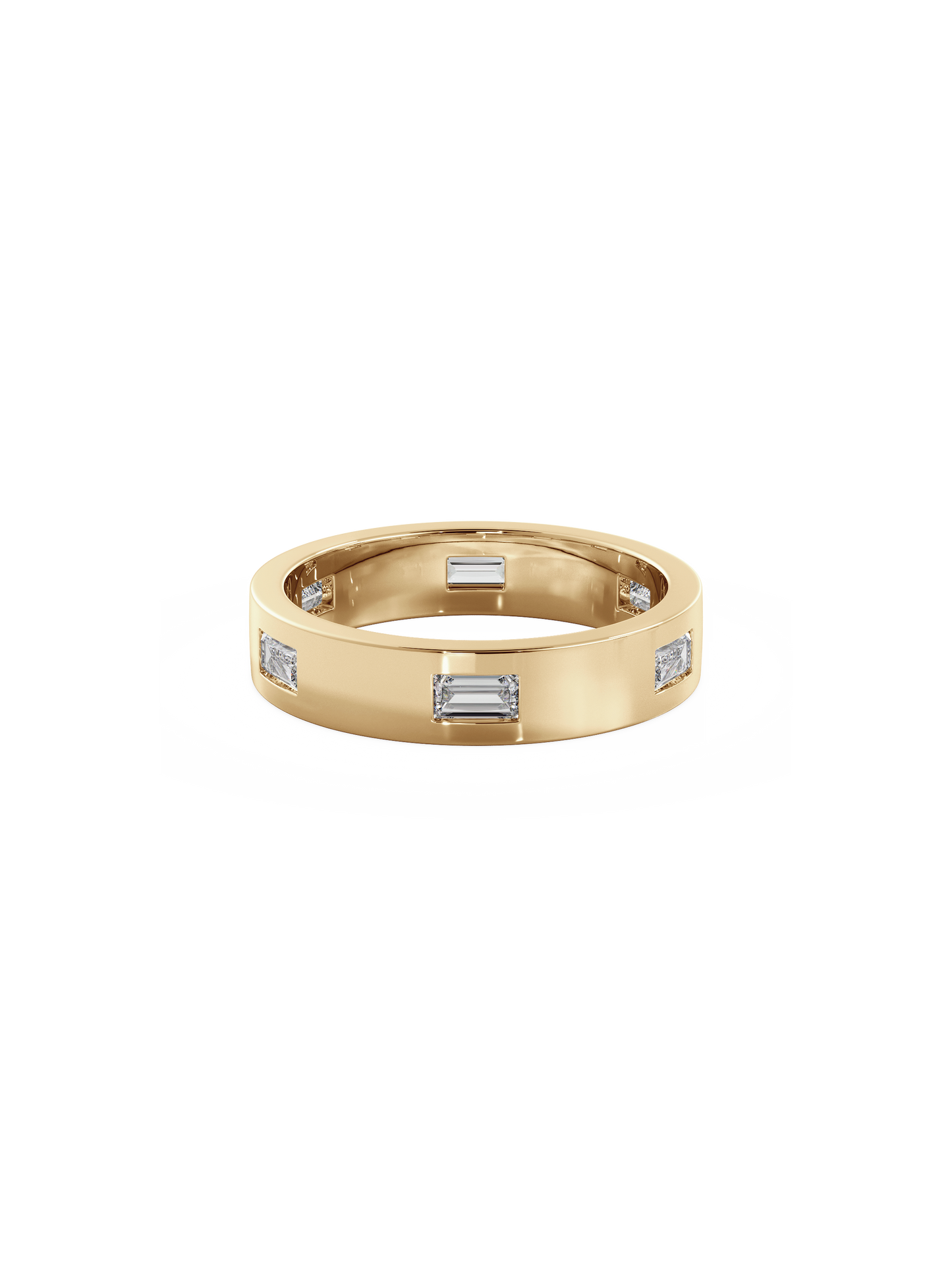 0.37 CT Round Full Eternity Lab Grown Diamond Wedding Band