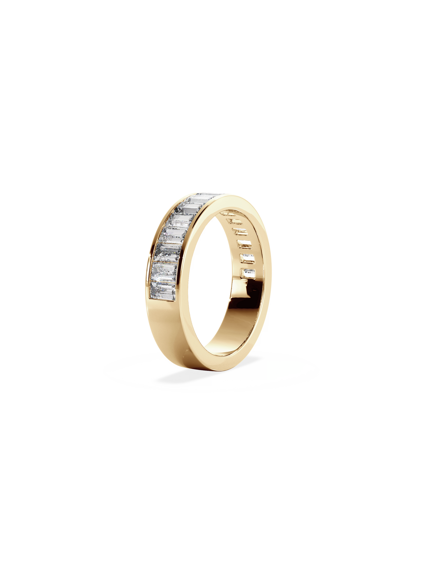 0.37 CT Round Full Eternity Lab Grown Diamond Wedding Band
