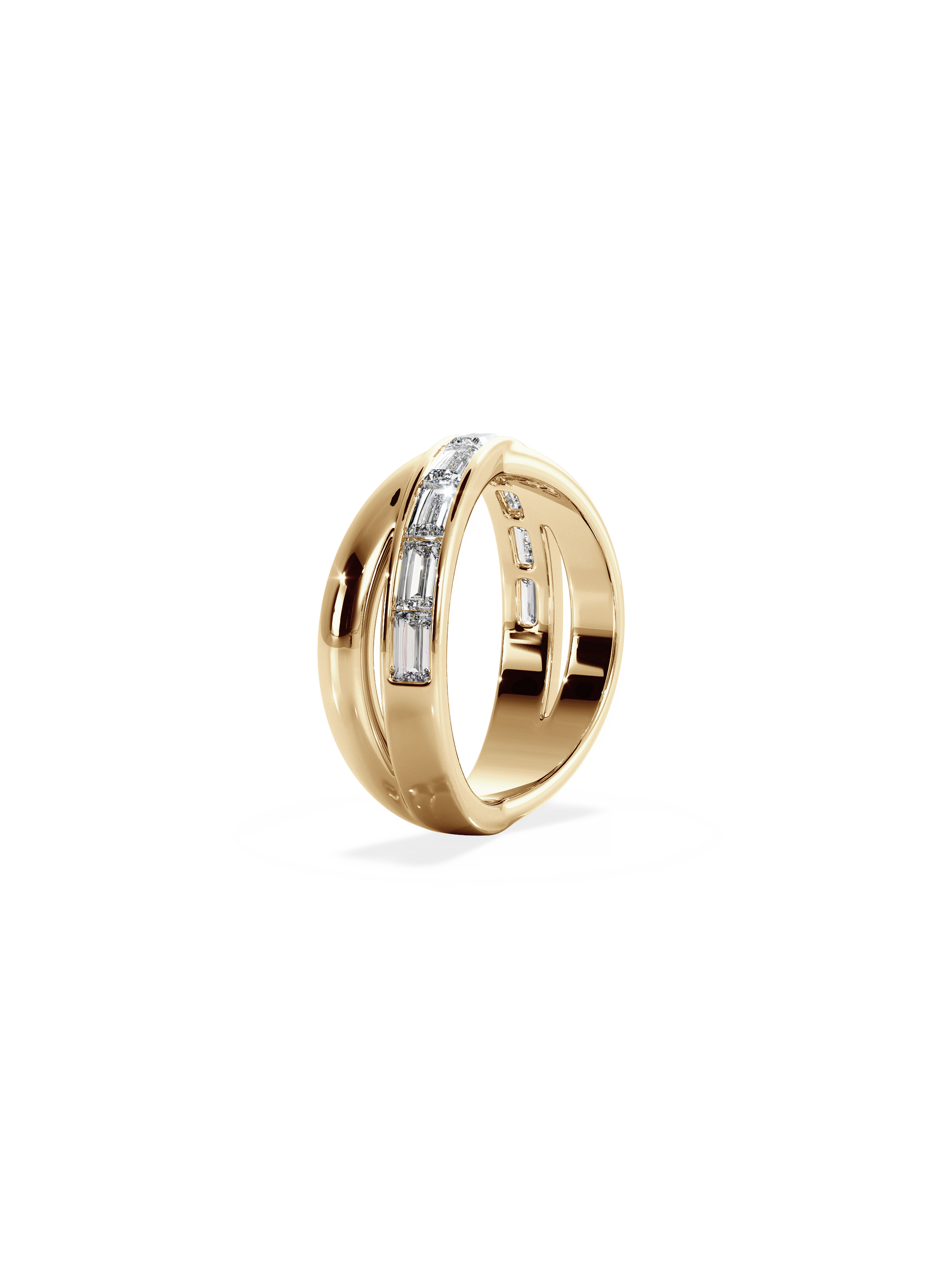 0.37 CT Round Full Eternity Lab Grown Diamond Wedding Band