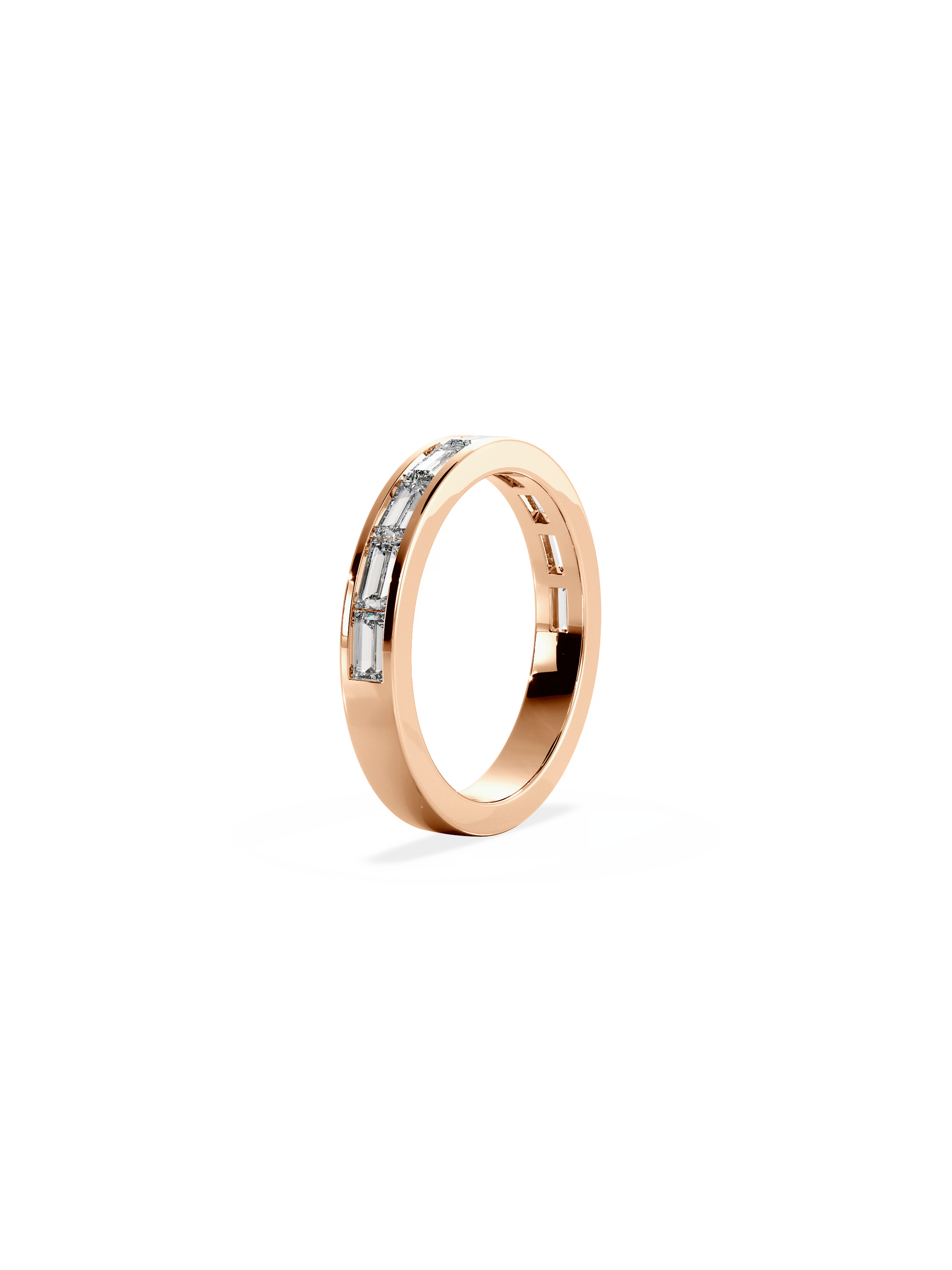 0.37 CT Round Full Eternity Lab Grown Diamond Wedding Band