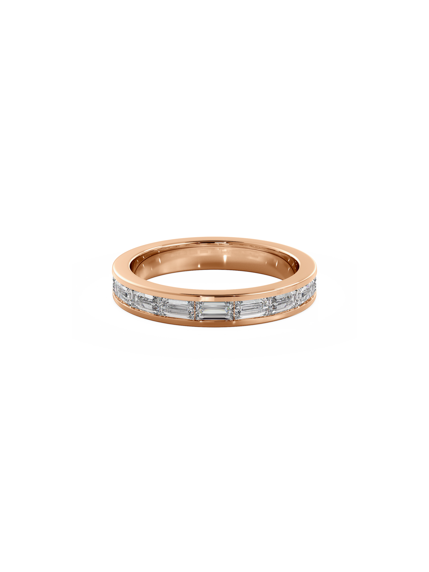 0.37 CT Round Full Eternity Lab Grown Diamond Wedding Band