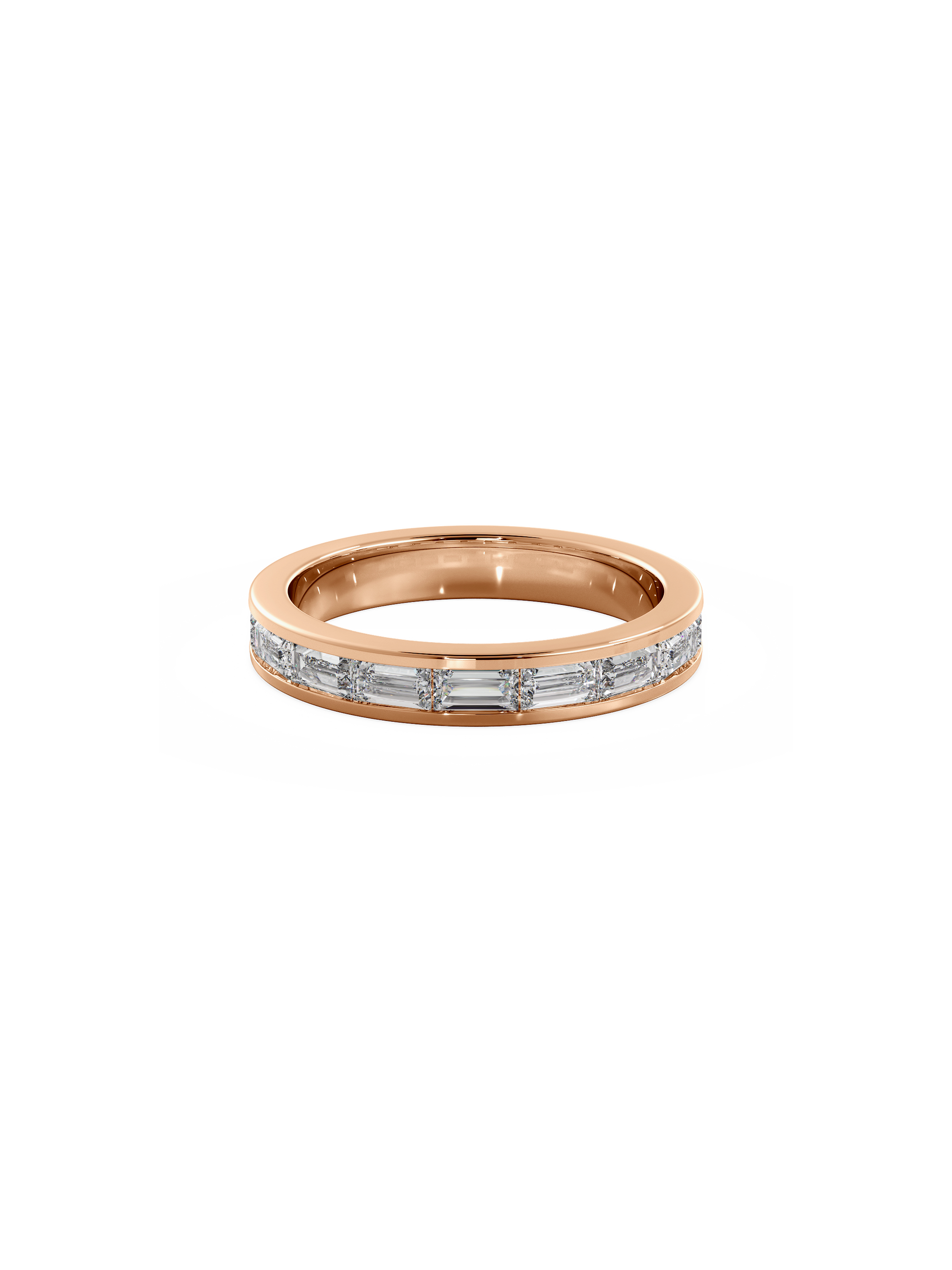 0.37 CT Round Full Eternity Lab Grown Diamond Wedding Band