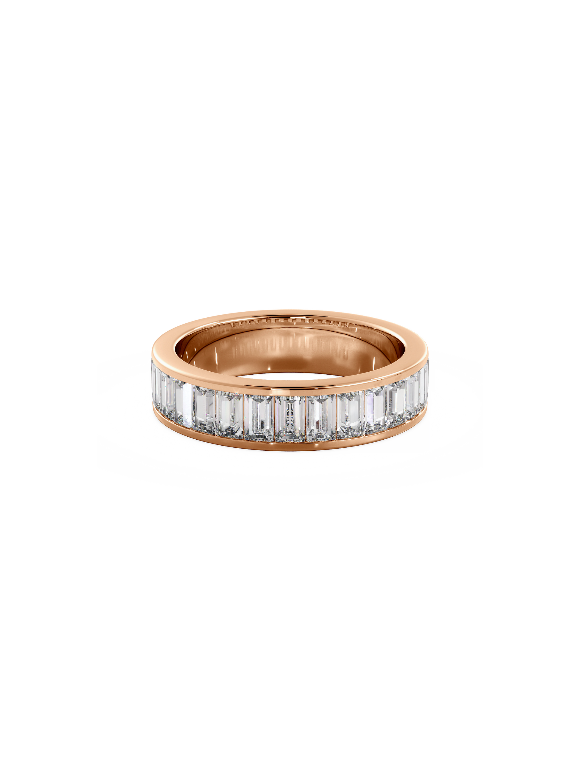 0.37 CT Round Full Eternity Lab Grown Diamond Wedding Band