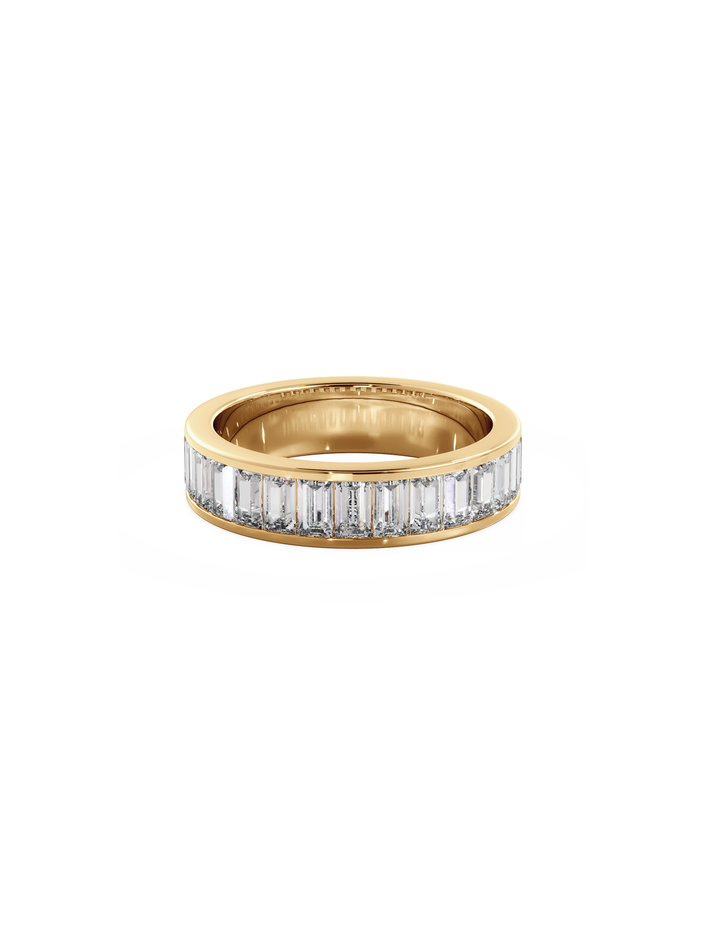 0.37 CT Round Full Eternity Lab Grown Diamond Wedding Band