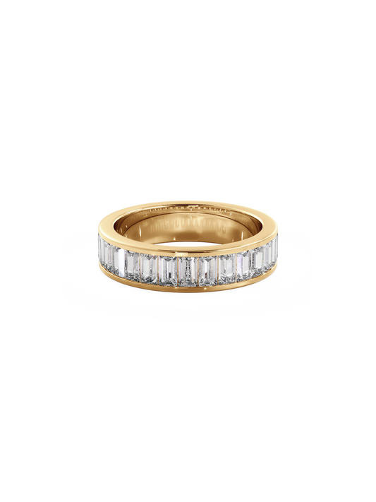 0.37 CT Round Full Eternity Lab Grown Diamond Wedding Band