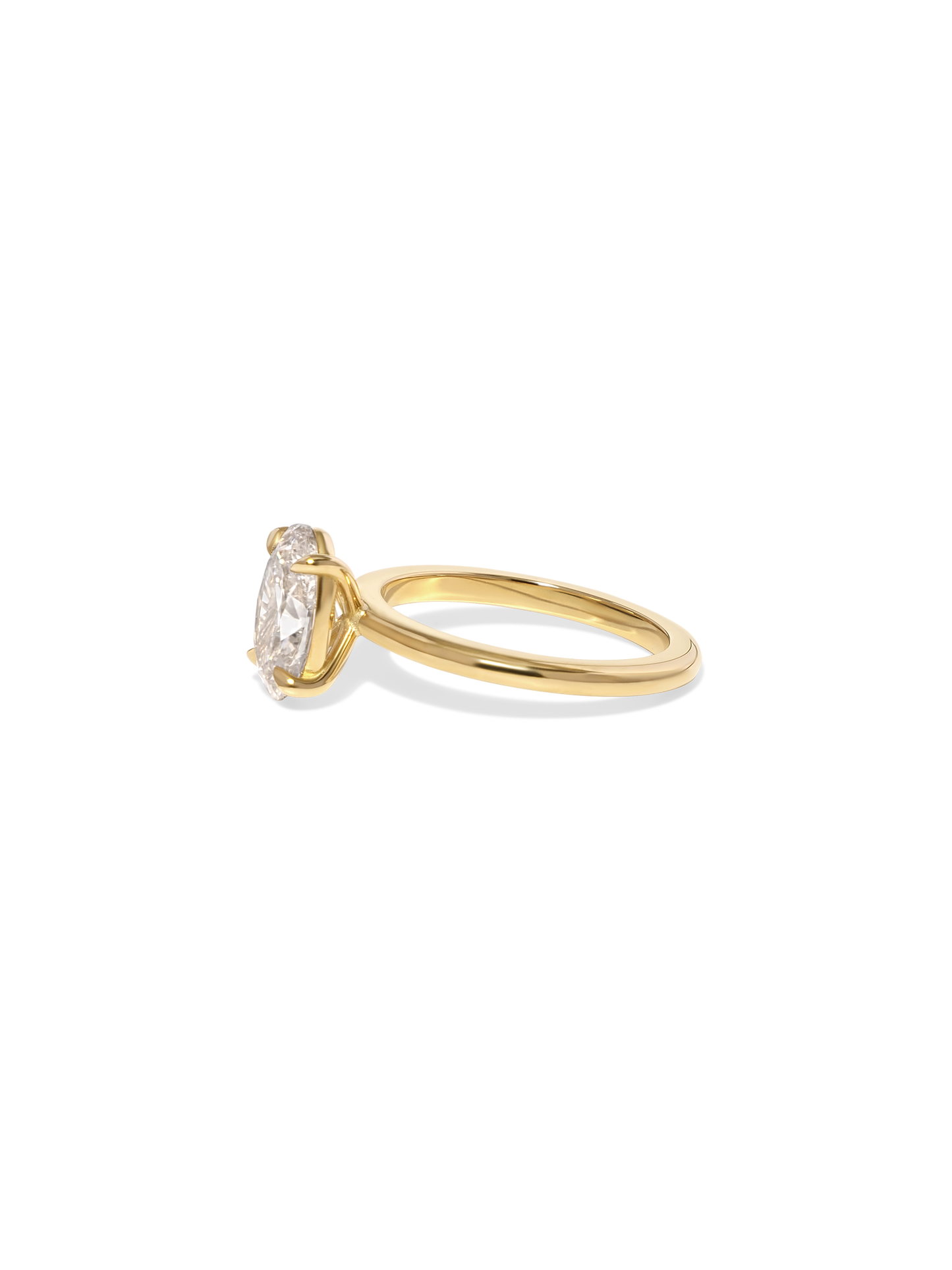 2 CT Round Three Stones Lab Grown Diamond Engagement Ring