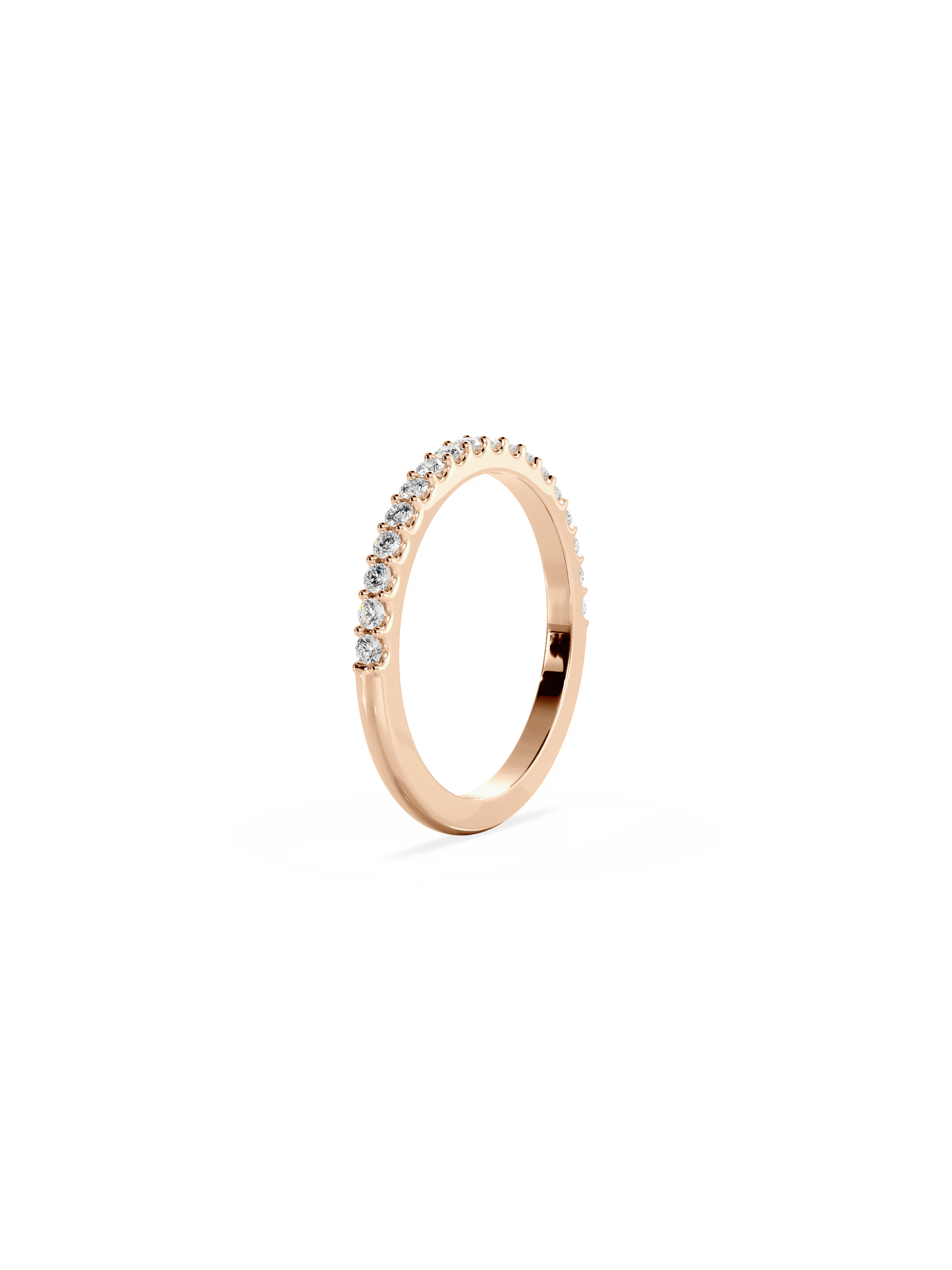 0.37 CT Round Full Eternity Lab Grown Diamond Wedding Band