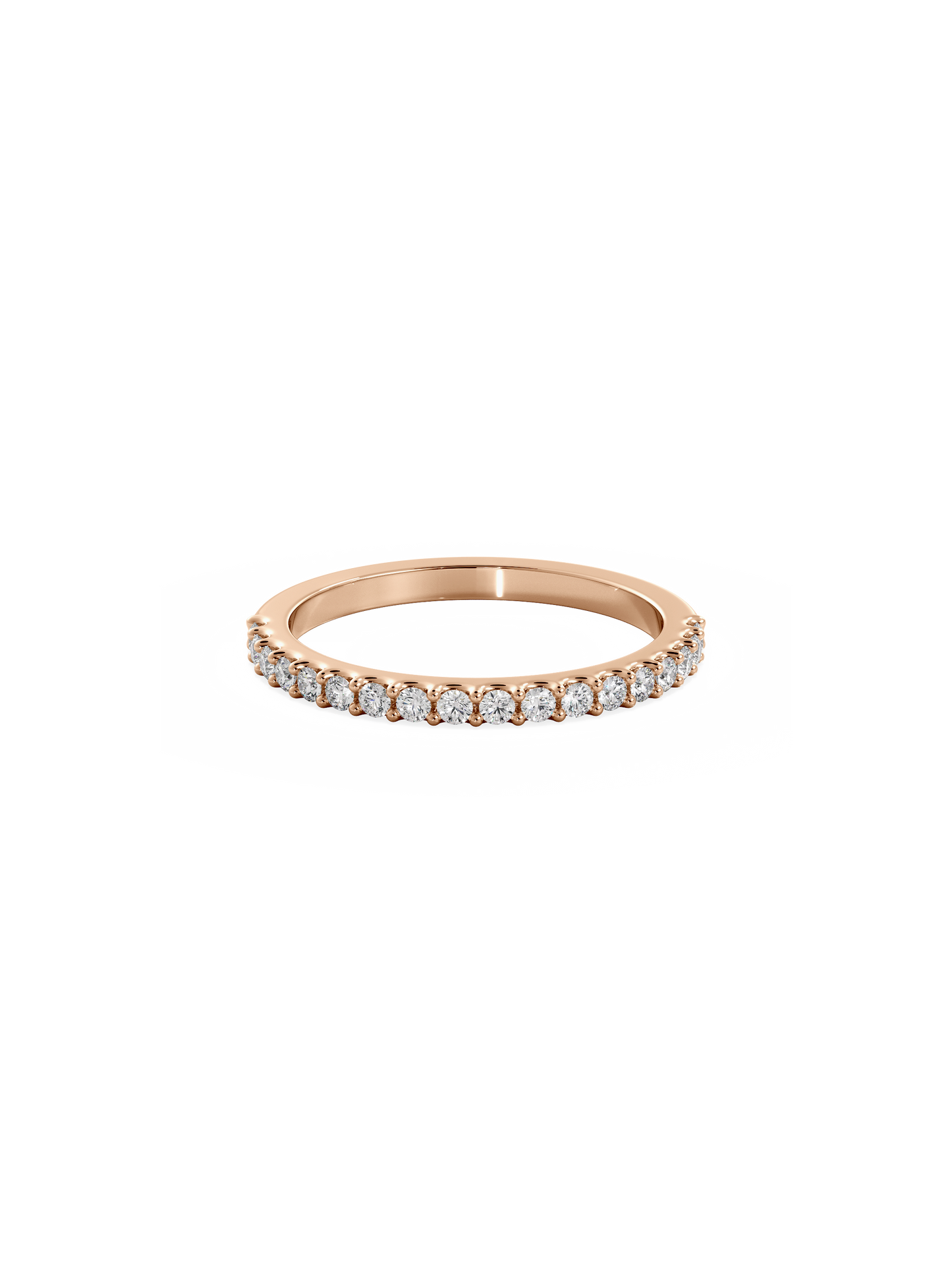 0.37 CT Round Full Eternity Lab Grown Diamond Wedding Band