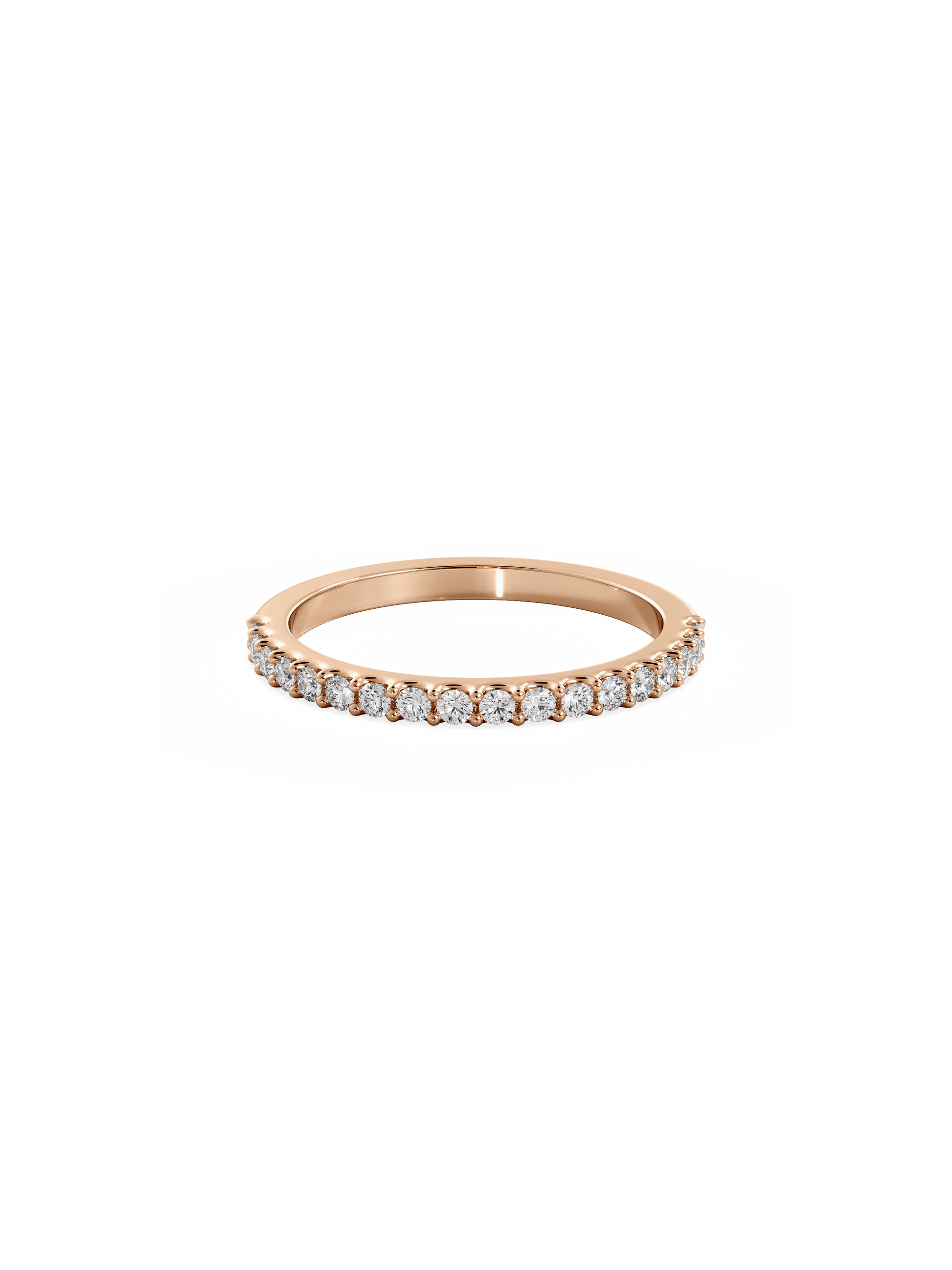 0.37 CT Round Full Eternity Lab Grown Diamond Wedding Band