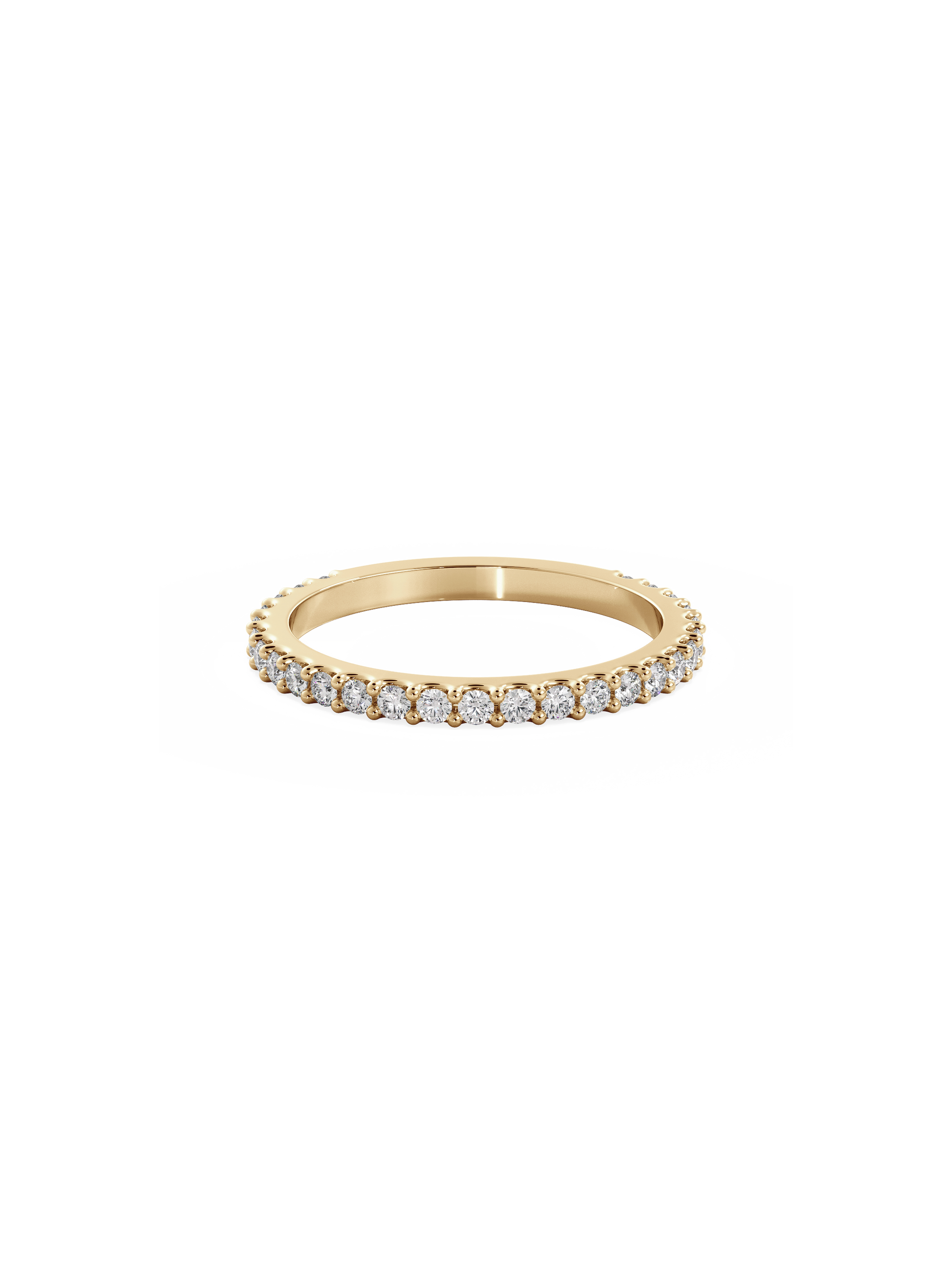0.37 CT Round Full Eternity Lab Grown Diamond Wedding Band