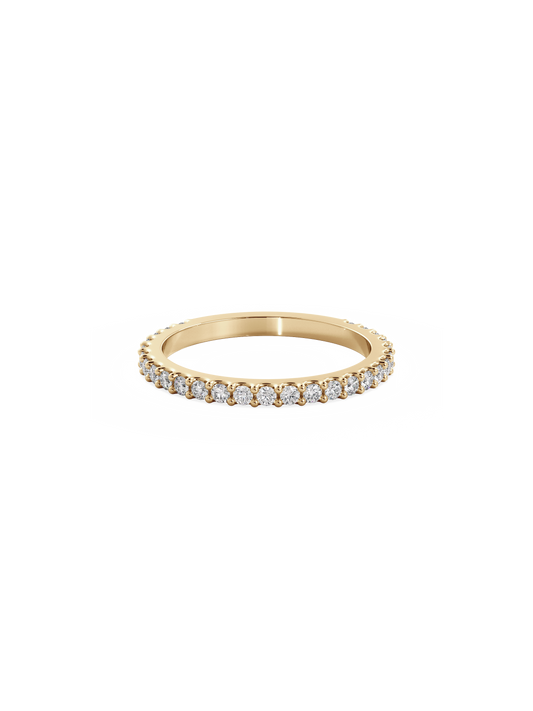 0.37 CT Round Full Eternity Lab Grown Diamond Wedding Band