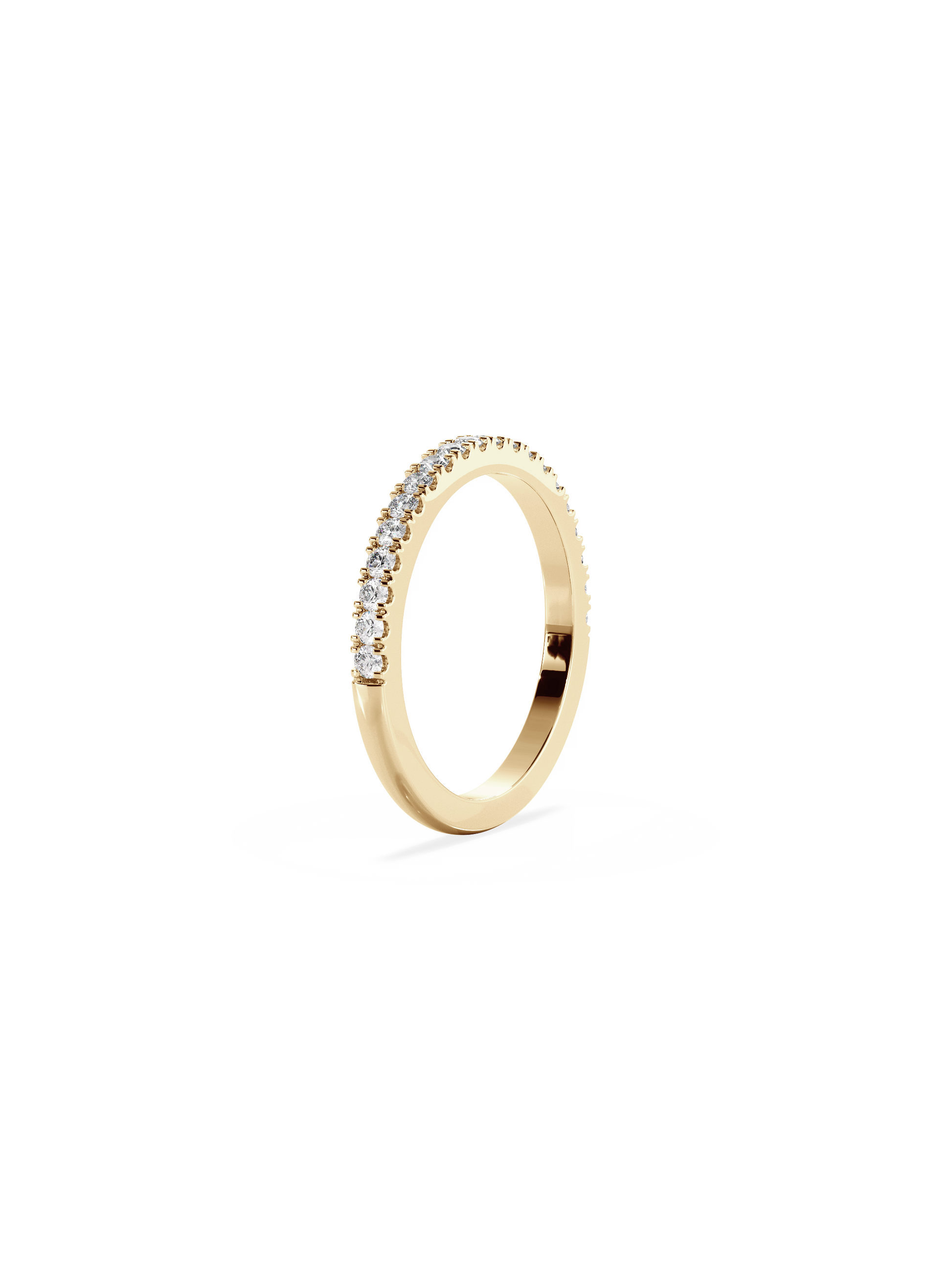 0.37 CT Round Full Eternity Lab Grown Diamond Wedding Band