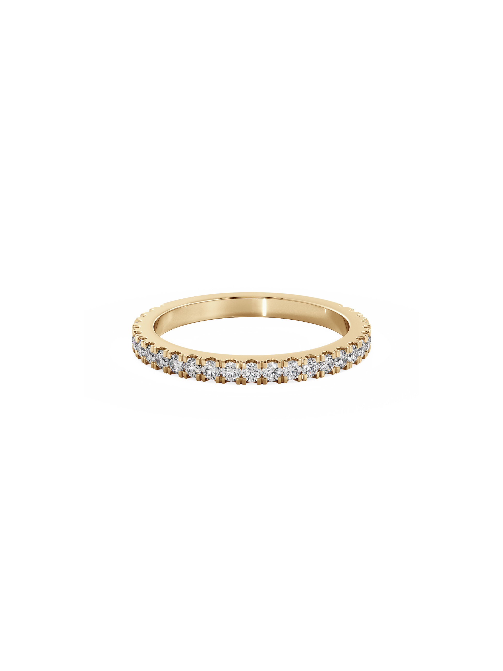 0.37 CT Round Full Eternity Lab Grown Diamond Wedding Band