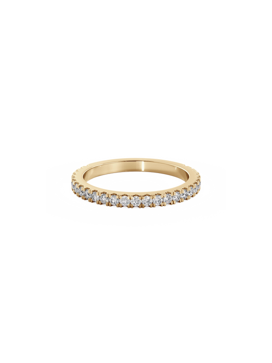 0.37 CT Round Full Eternity Lab Grown Diamond Wedding Band