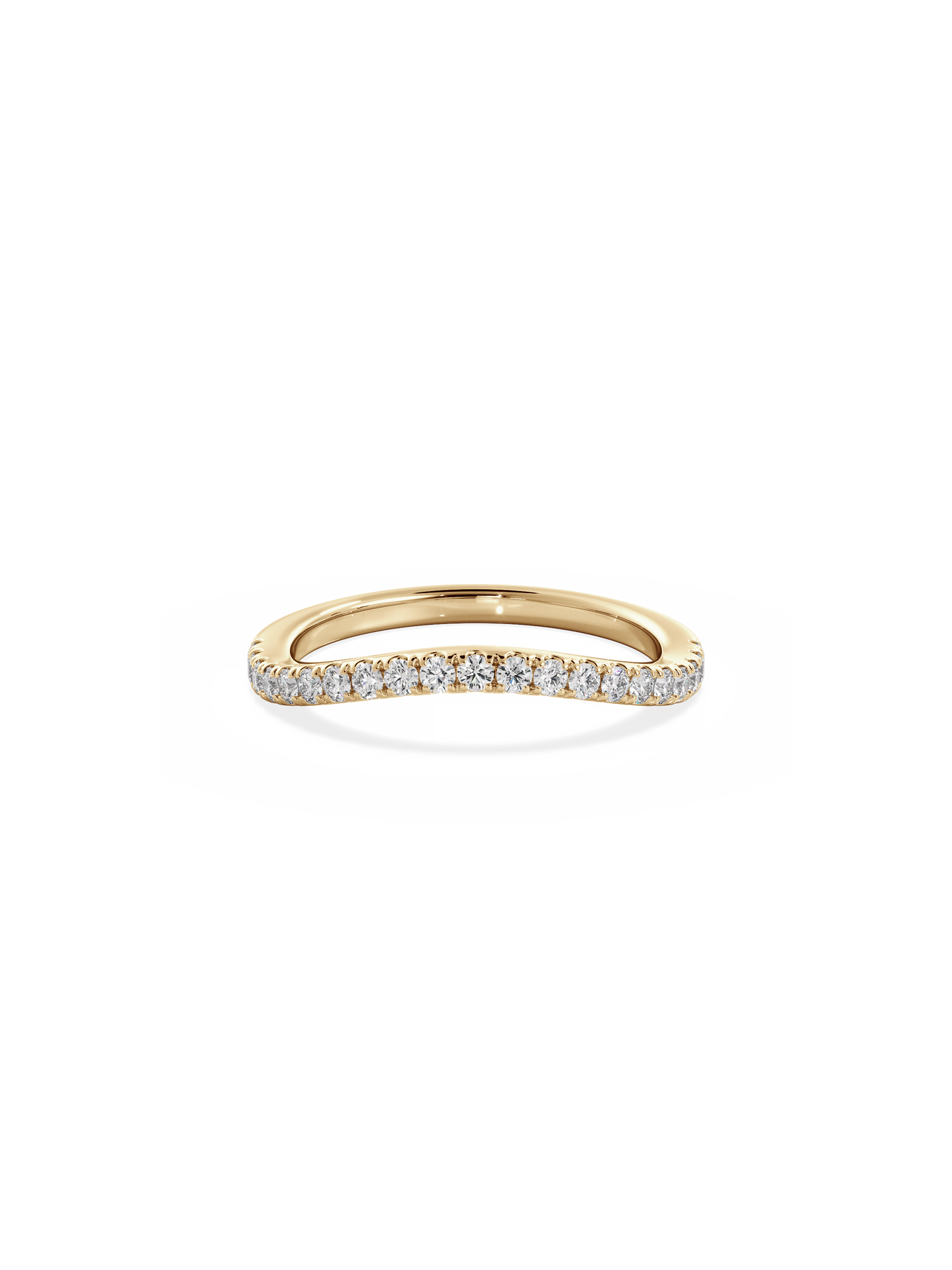 0.37 CT Round Full Eternity Lab Grown Diamond Wedding Band