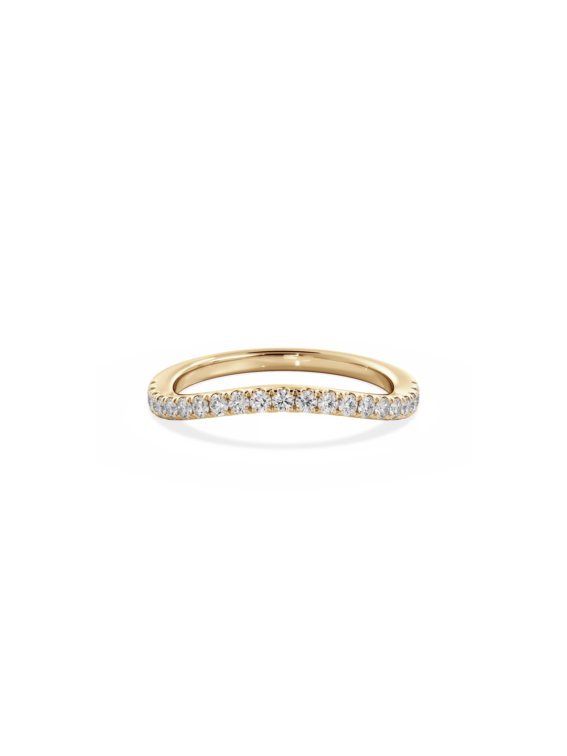 0.37 CT Round Full Eternity Lab Grown Diamond Wedding Band