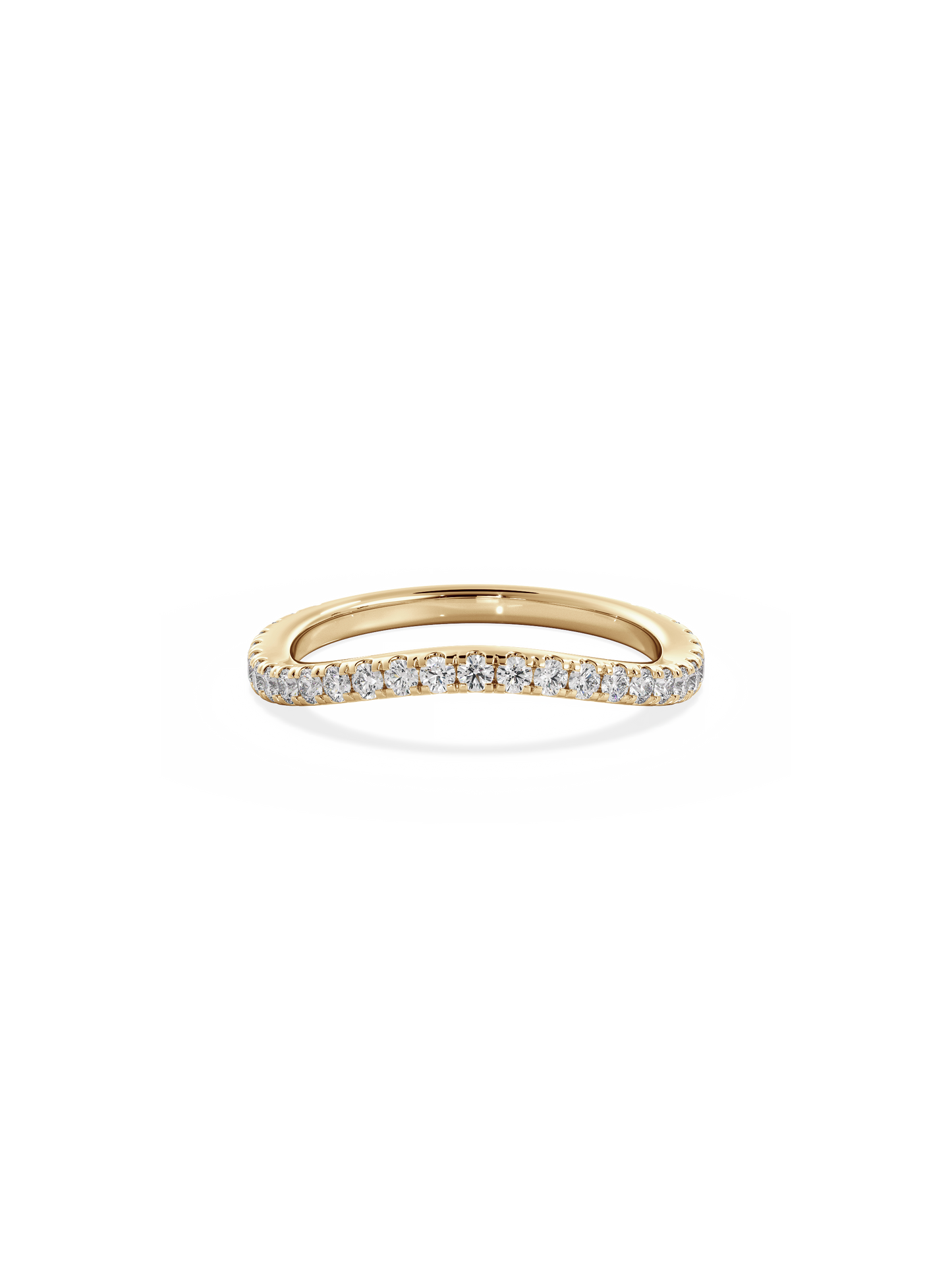 0.37 CT Round Full Eternity Lab Grown Diamond Wedding Band