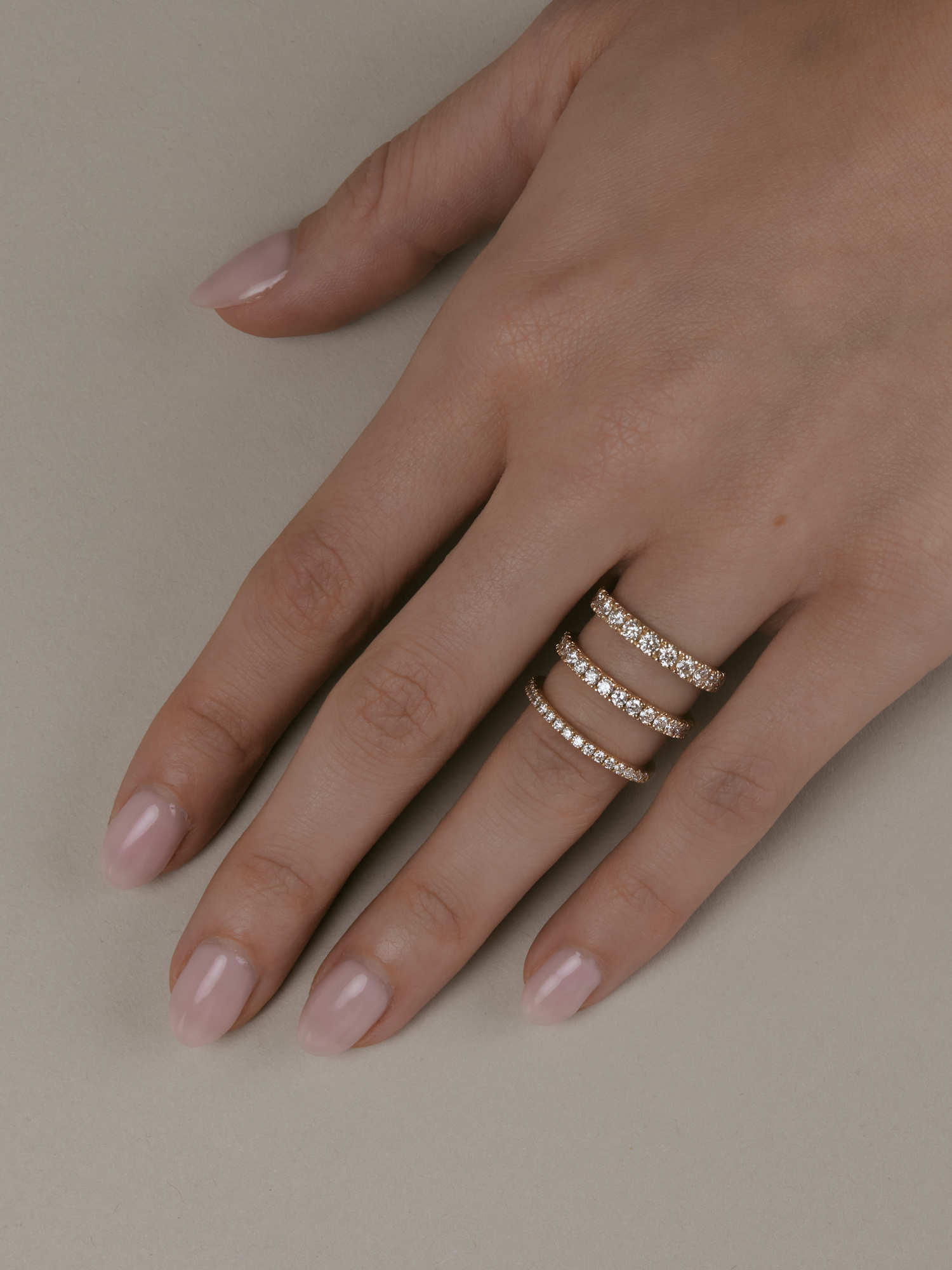 0.37 CT Round Full Eternity Lab Grown Diamond Wedding Band