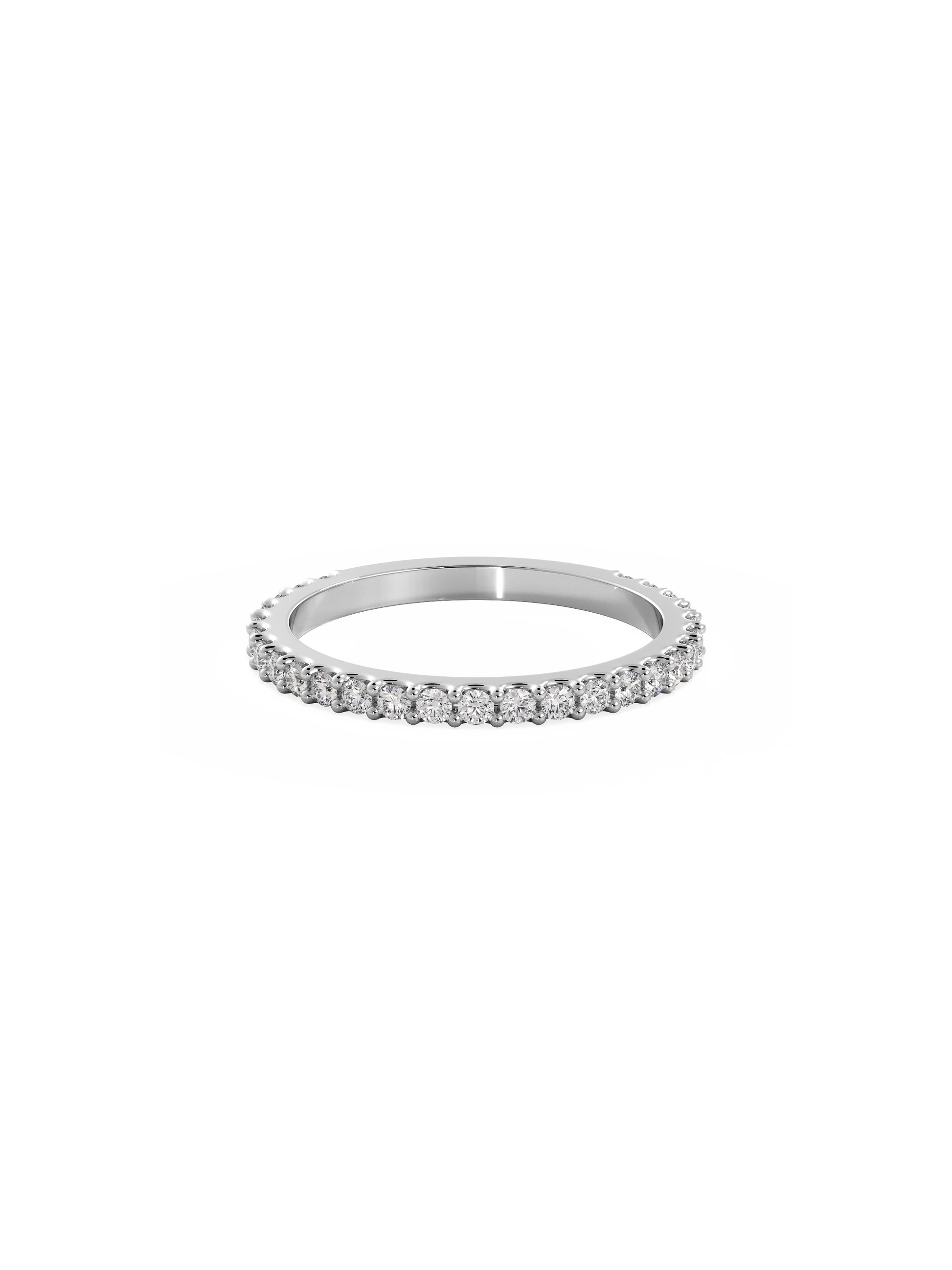 0.37 CT Round Full Eternity Lab Grown Diamond Wedding Band